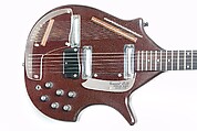 Coral Sitar, Model 3S19, Danelectro Company, Mahogany, rosewood, plastic, metal